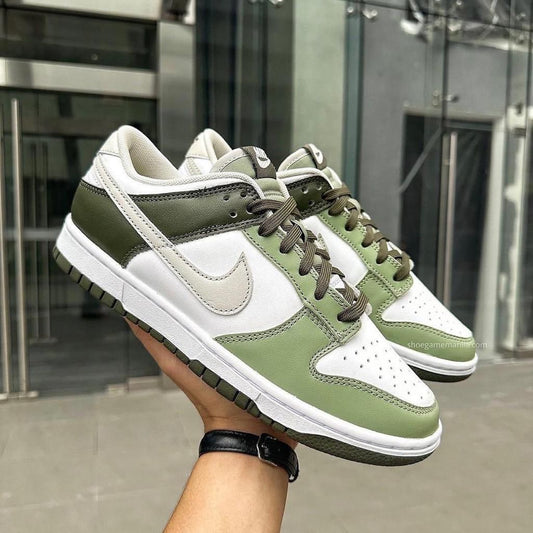 DUNK LOW WHITE OLIVE